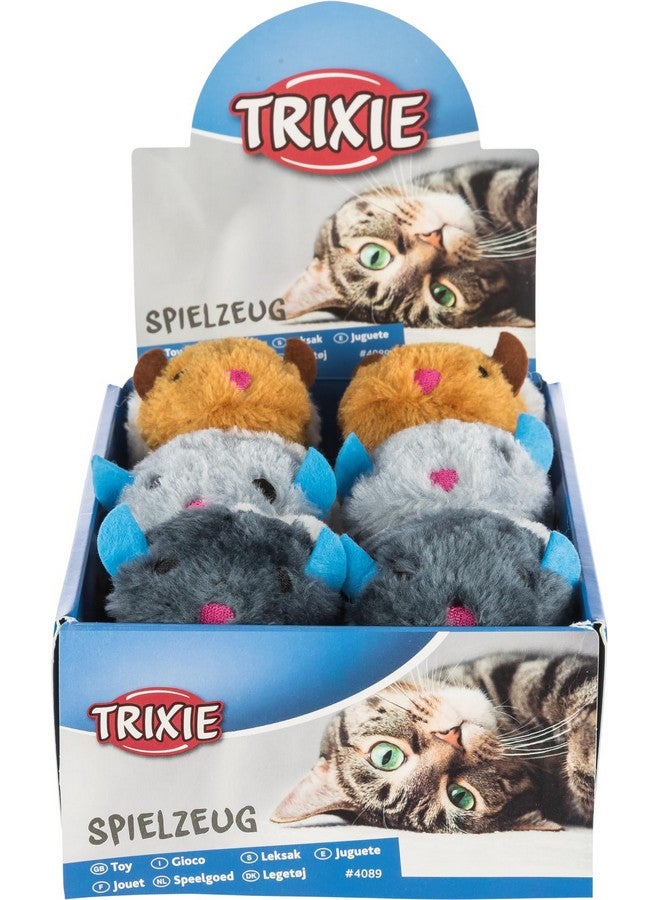 تريكسي مجموعة متنوعة من ألعاب القطيفة المتلوية للقطط تساعد في اللعب والمضغ وتشجيع الترابط - Image 5