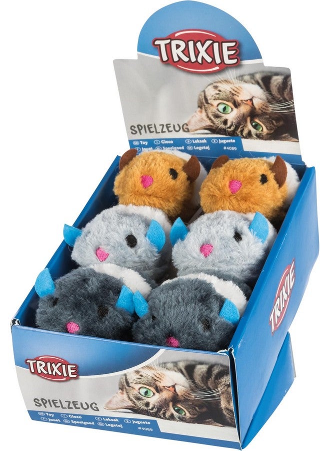 تريكسي مجموعة متنوعة من ألعاب القطيفة المتلوية للقطط تساعد في اللعب والمضغ وتشجيع الترابط - Image 4