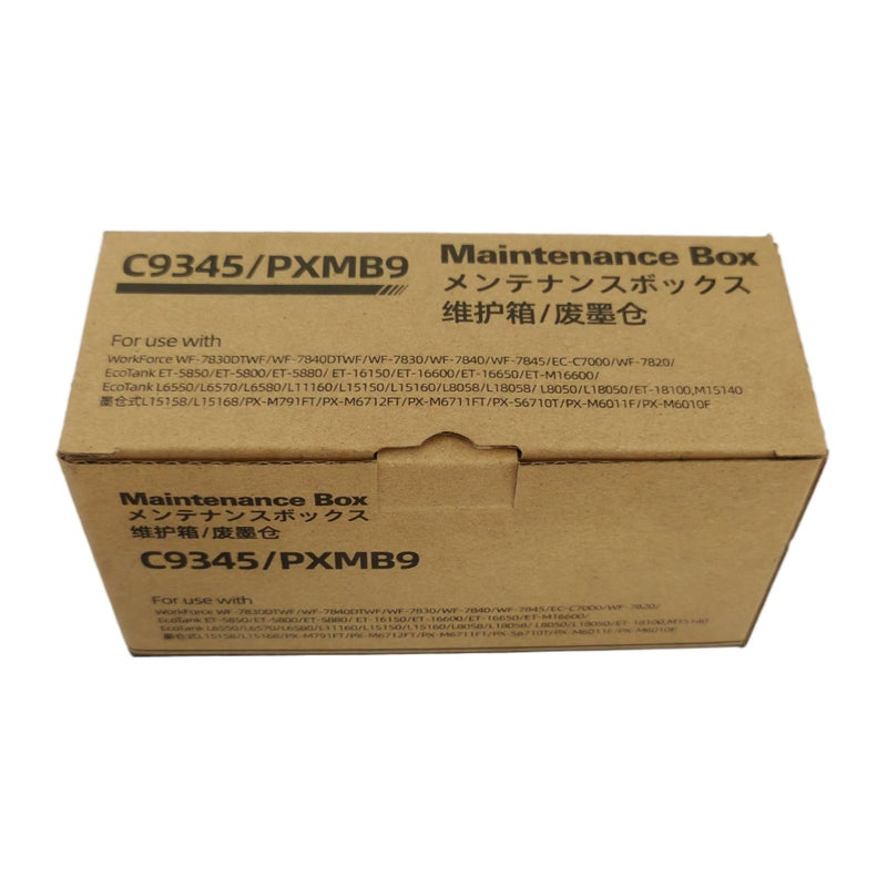 علبة حبر نفايات متوافقة مع إيبسون موديل C9345 E C9345 لطابعات ET 5800 ET 5850 ET 5880 ET 16600 ET 16650 ET 16600 L15150 L15158 L15160 L15168 WF 7820 WF 7830 WF 7840 WF 7845 ST C8000 - Image 5