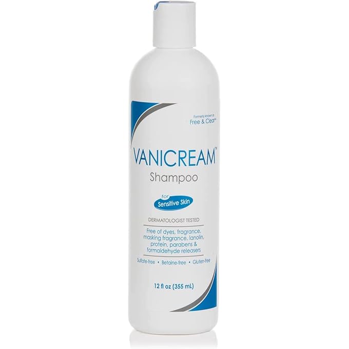 Vanicream Free & Clear Hair Shampoo | Fragrance, Gluten and Sulfate Free | For Sensitive Skin | 12 Ounce - Image 1