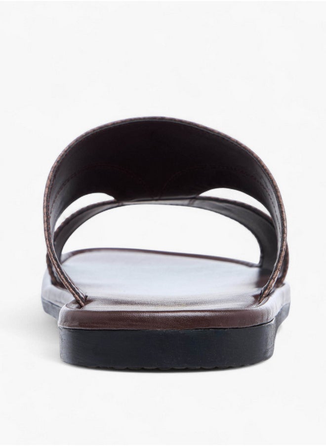 LBL by Shoexpress Textured Slip-On Arabic Sandals  - Image 4