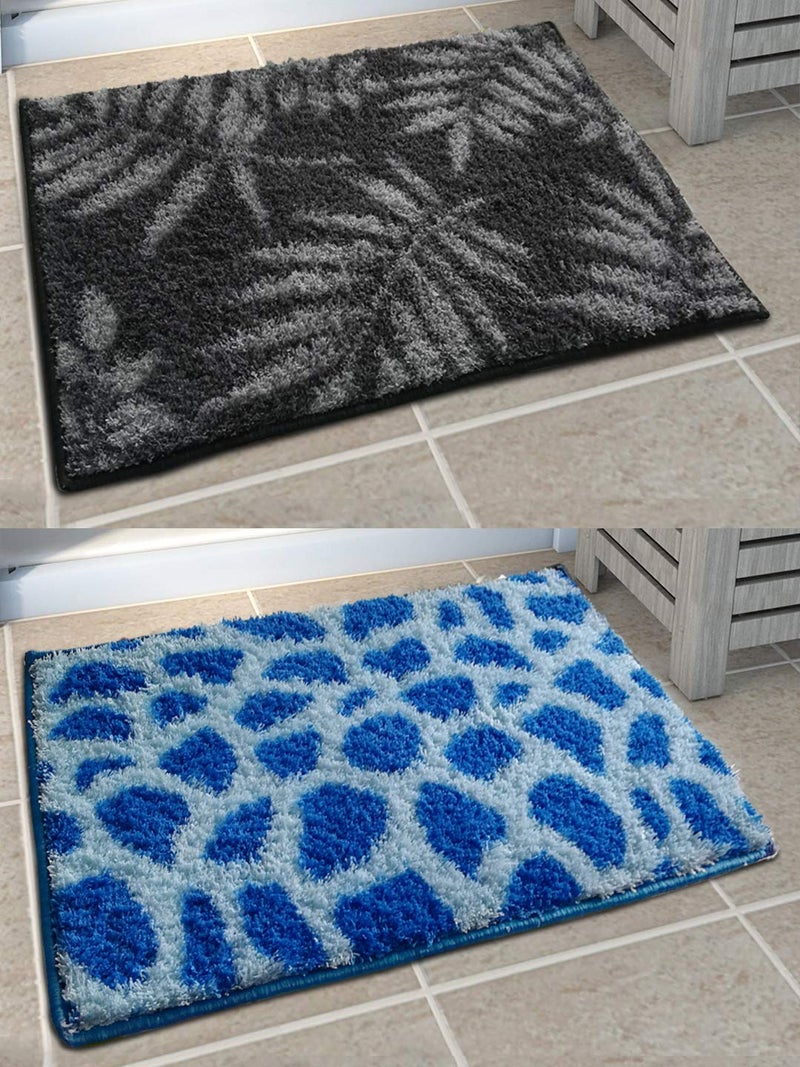 Athom Trendz Soft Anti Slip Easy Home Bath Mat, 38 X 58 Cm, Multicolour - Image 1