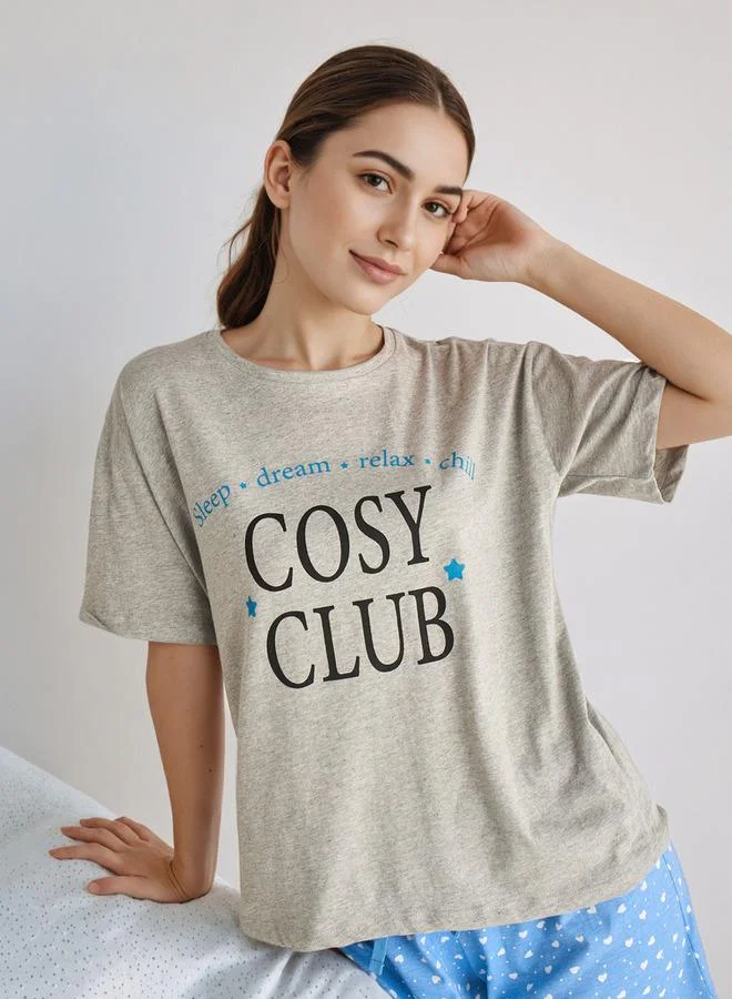 Splash FAV Pyjama Short Set T-shirt and Shorts Cotton