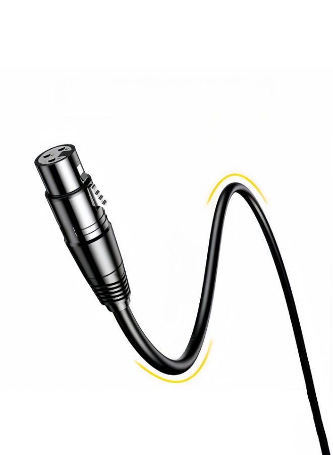 Mindpure Short XLR to XLR Cable 4.92FT, Microphone Cable Male to Female Balanced 3 PIN Compatible with Shure SM Microphone, Behringer, Speaker Systems, Radio Station, PA, Black - Image 3