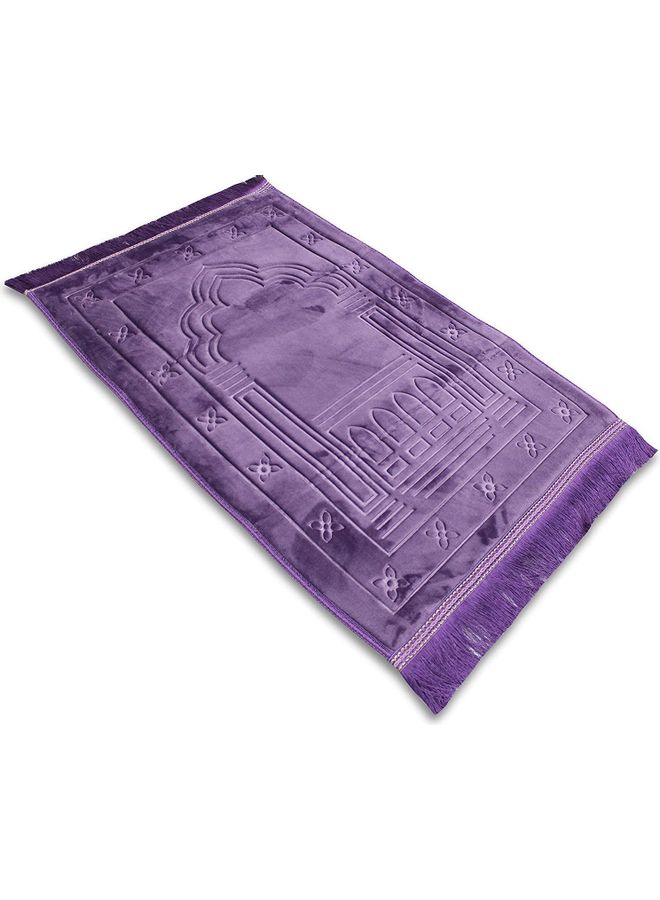 سجادة صلاة بتصميم مبتكر أرجواني 120 x 80سم