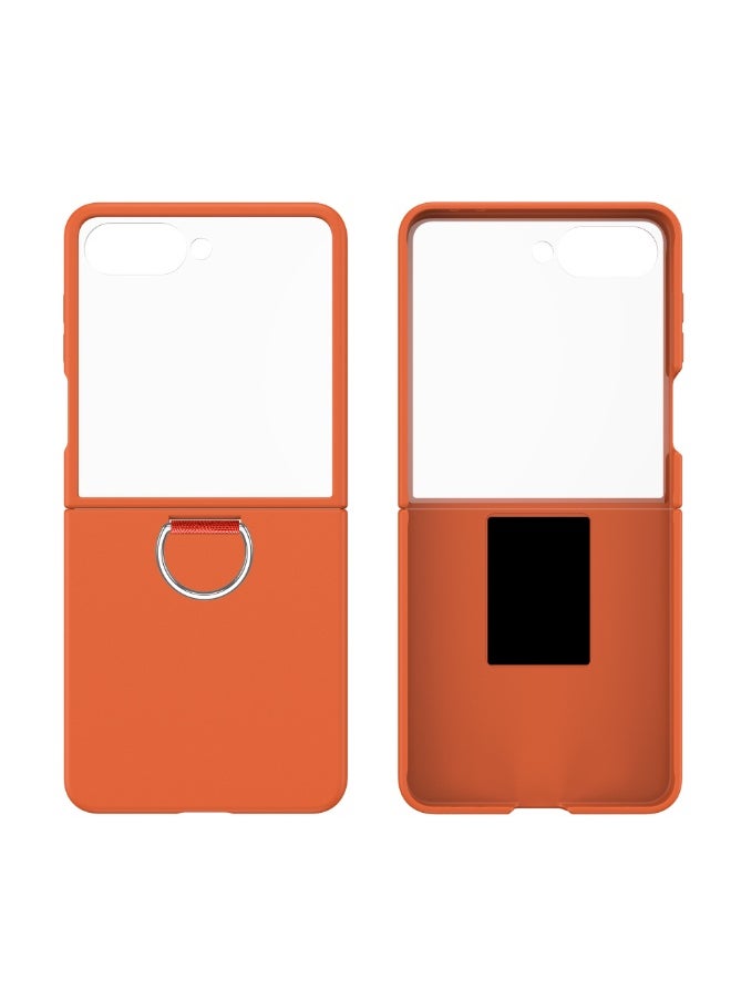 Samsung Z Flip 7 Case, Flip 7 Case with Ring, Ultra Thin Hard PC Galaxy Flip 7 Case, Strong Drop Protection Case, Scratch-Resistant Mobile Phone Case, Shockproof Protective Case for Samsung
