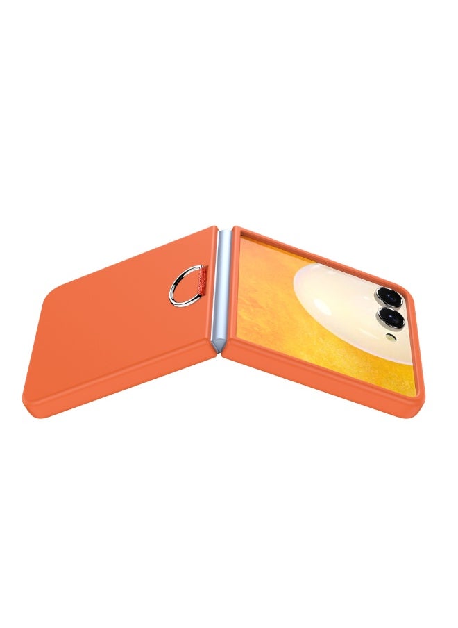 Samsung Z Flip 7 Case, Flip 7 Case with Ring, Ultra Thin Hard PC Galaxy Flip 7 Case, Strong Drop Protection Case, Scratch-Resistant Mobile Phone Case, Shockproof Protective Case for Samsung