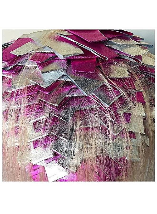 framar Magenta Pop Up Hair Foil Aluminum Foil Sheets Hair Foils For Highlighting 500 Foil Sheets - Image 3