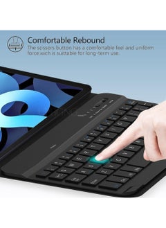 روك بو حافظة لوحة المفاتيح Xiaomi Redmi Pad SE للكمبيوتر اللوحي Redmi Pad SE غطاء مغناطيسي قابل للفصل لاسلكي باللغتين العربية والإنجليزية حافظات لوحة المفاتيح Xiaomi Redmi Pad SE (11 بوصة) 2023  - Image 4