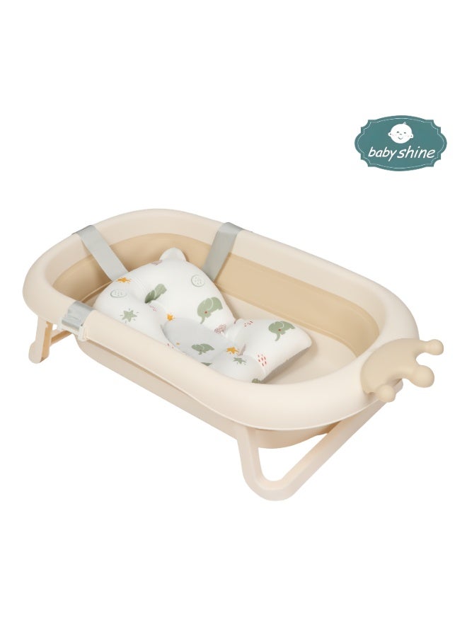 بيبي شاين مروش استحمام للأطفال 5 في 1 قابل للطي بتصميم امن وسهل التخزين لحديثي الولادة - Image 2