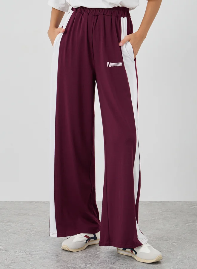 تايك تو Take Two Side Panel Elasticated Waistband Loose Fit Joggers