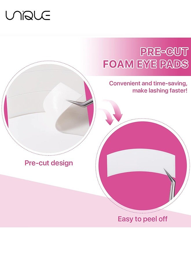 Unique 1 Roll - Eye Pads For Lash Extensions Pre-cut Foam Tape For Eyelash Extensions Lint Free Hypoallergenic Under Eye Pads Lash Supplies（110pcs） - Image 4