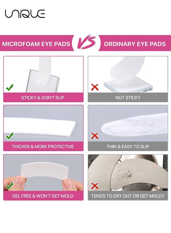 Unique 1 Roll - Eye Pads For Lash Extensions Pre-cut Foam Tape For Eyelash Extensions Lint Free Hypoallergenic Under Eye Pads Lash Supplies（110pcs） - Image 5
