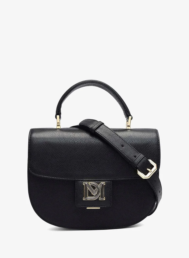 Da Milano Small Franzy Leather Satchel - Black