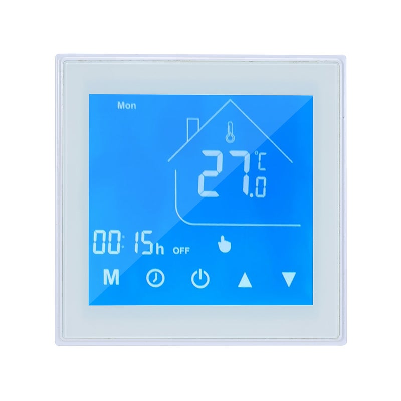 WiFi Smart Thermostat Temperature Controller LCD Display Week Programmable for Electric Underfloor Heating Tuya APP Control Compatible with Google Home - Image 2