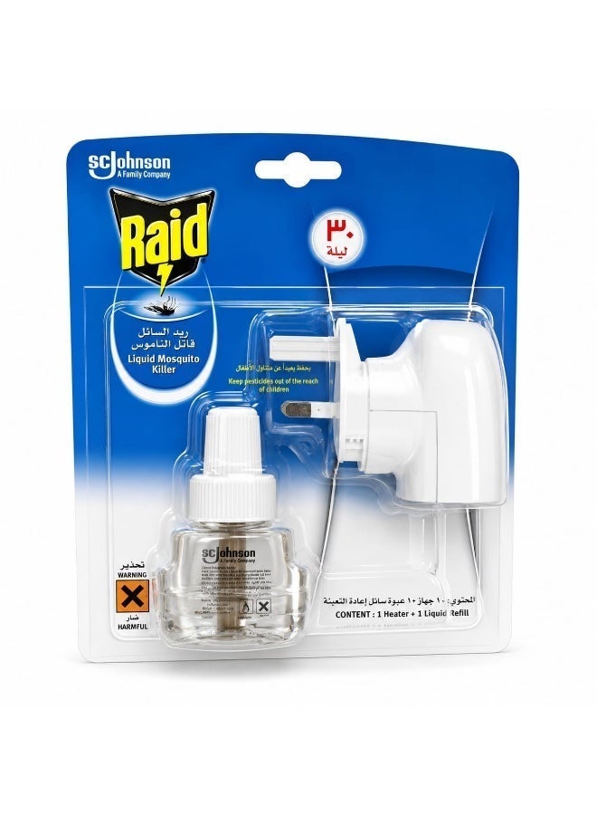RAID Liquid Mosquito Killer With Device, 21.90ml - Image 1