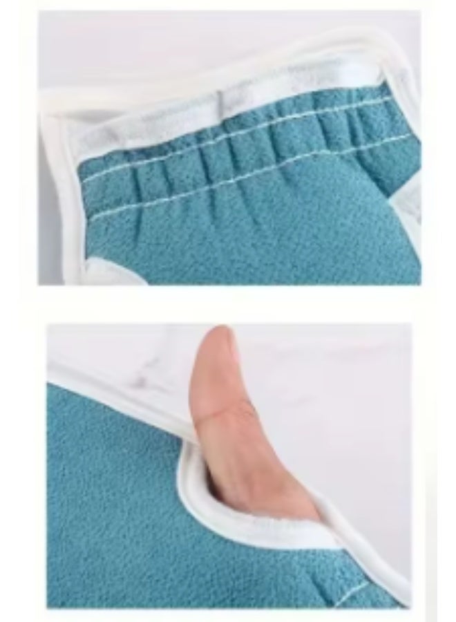 Premium 3-in-1 Bath Accessories Set – Back Scrubber, Exfoliating Glove & Shower Pouf - Image 4