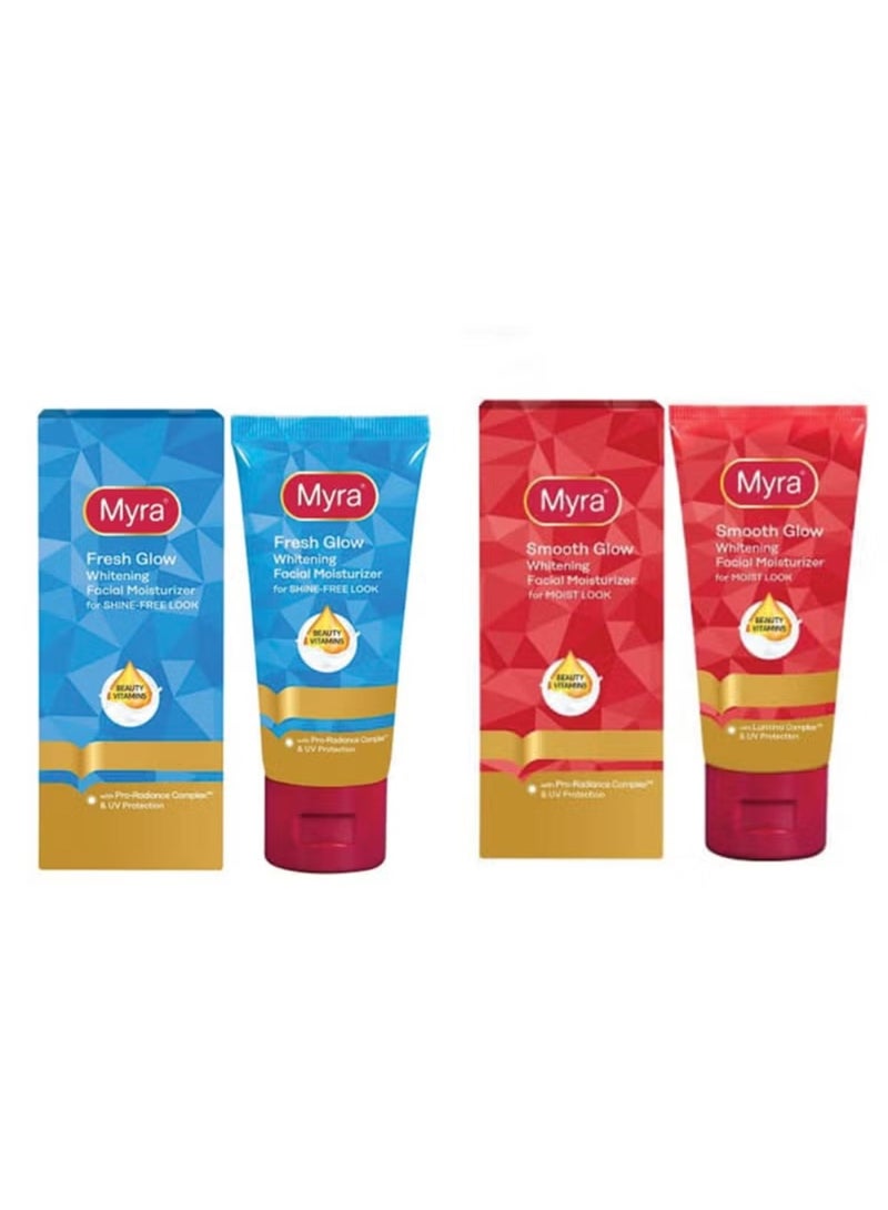 Myra Fresh Glow Facial Moisturizer, Smooth Glow Facial Moisturizer for Whitening Facial