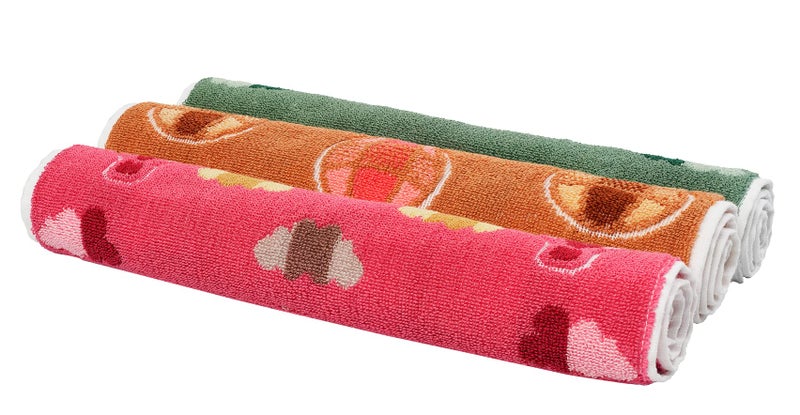 JENNY DENIAL 100% Cotton Hand Towels Set of 6 Soft & Absorbent (450 GSM) Multi Color (Size 16 * 24 Inch) - Image 4