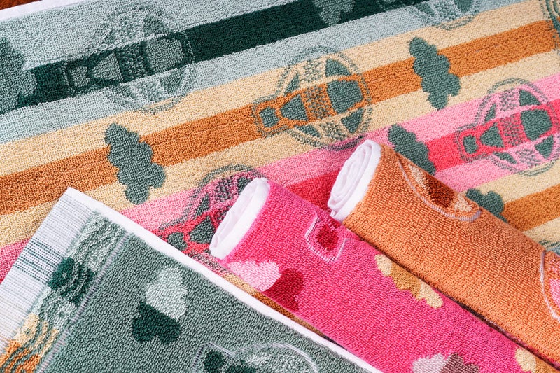 JENNY DENIAL 100% Cotton Hand Towels Set of 6 Soft & Absorbent (450 GSM) Multi Color (Size 16 * 24 Inch) - Image 3