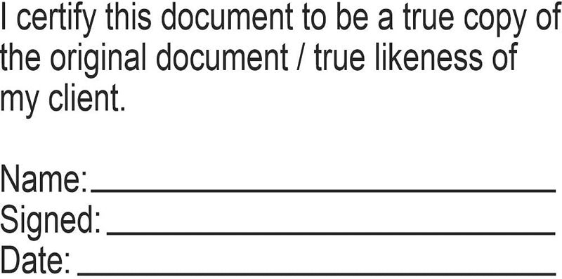 Trodat Certified Copy & True Likeness Stamp | Perfect Stamp for Signatures | True Copy Stamp Great for Certifying Documents - Image 3
