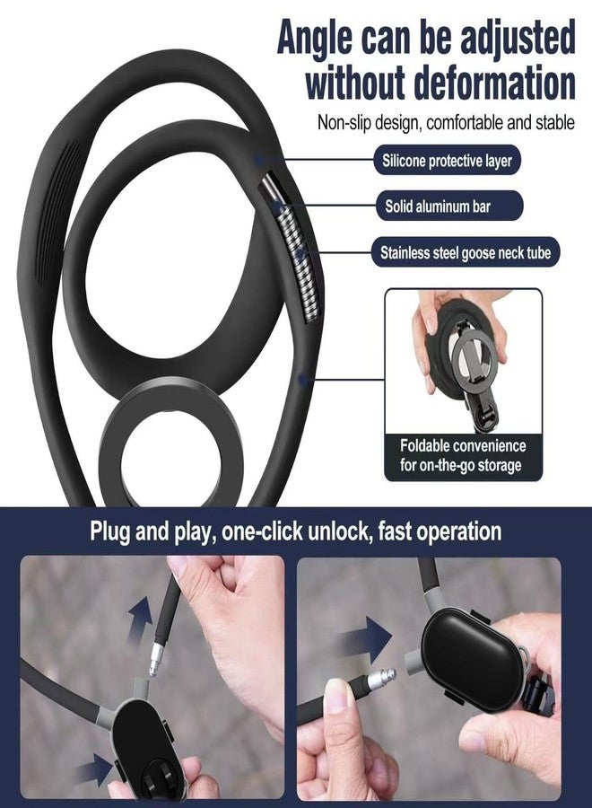 ADOFYS 3 in 1 POV Camera Magnetic Neck Phone Holder with Mount for GoPro and Universal Phone Clip, Chest Mount Handfree Vlog POV Recording for Magsafe iPhone 15 14 13 12 Pro Max Plus Mini All Android - Image 3