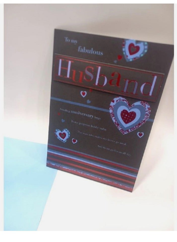 Generic A very special greeting card for the wonderful special husband, with a specially designed envelope, 17*25 cm  - Image 2