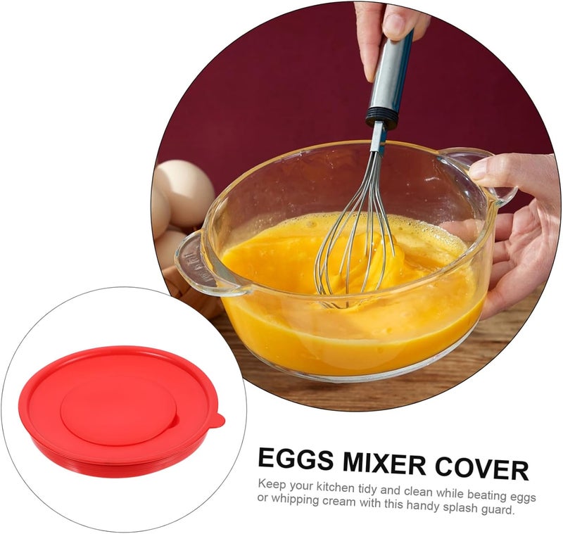 ABOOFAN 2pcs Mixing Bowl Covers Egg Whisk Splash Guard Anti-splash and Dust Design for Home and Restaurant Use Lids for Clean Mixing - Image 3