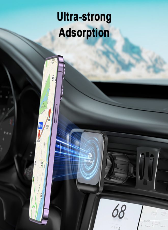 Phone Planet The magnetic phone holder for the car its small size makes it an ideal choice Enjoy an easy smartphone mounting experience - Image 2