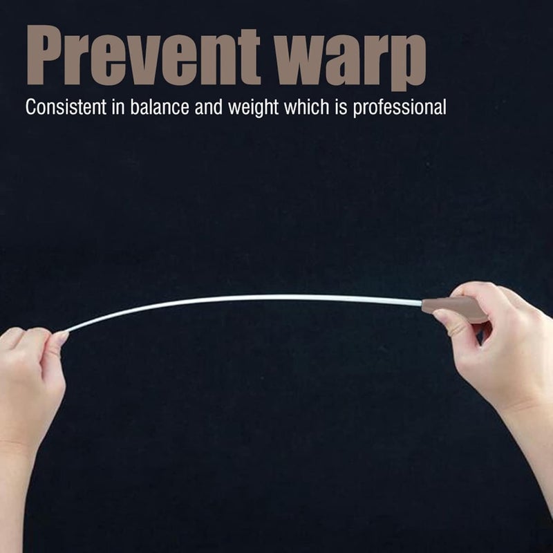 Dilwe Musical Conductor Baton, 15" Pearwood Handle Lightweight Music Band Conducting Baton for Choral Symphony Concert - Image 4