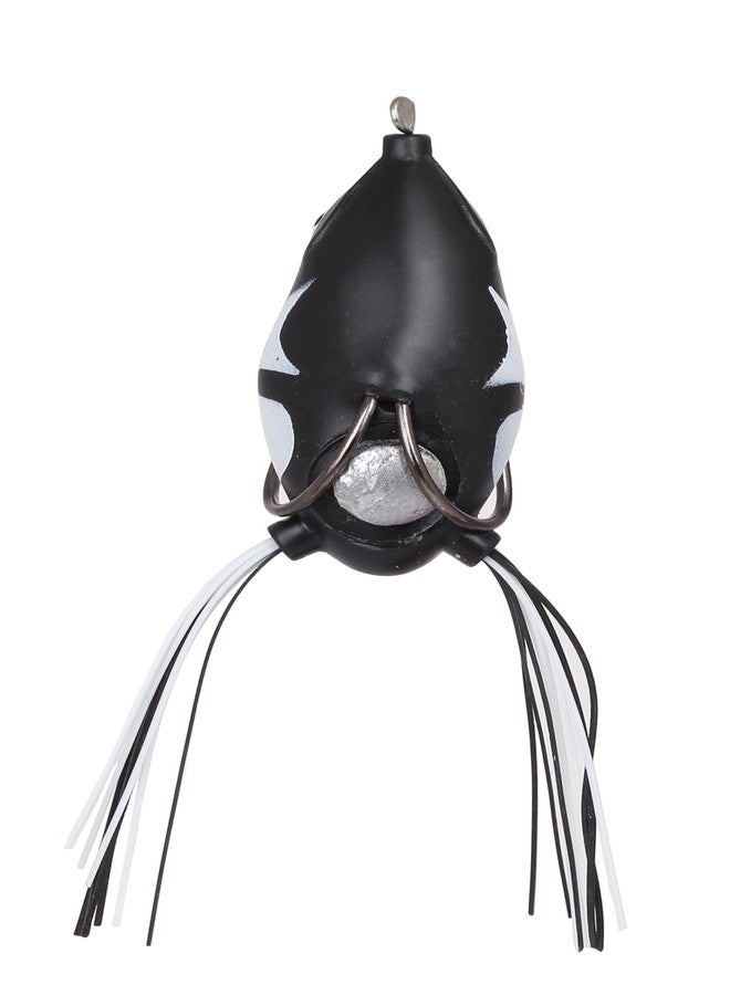 AUF Artificial Fishing Lures Modified Thunder Frog Fishing Soft Bait Plastic Fishing Lures (Black White Pattern) - Image 3