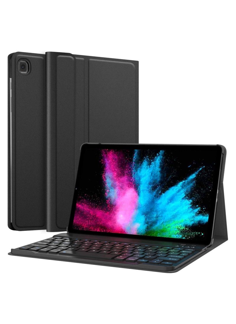 ELTRAZONE Galaxy Tab S6 Lite 10.4 Case with Keyboard - Detachable Wireless Keyboard - Premium Slim Folio Stand Cover for Samsung Galaxy Tab S6 Lite 10.4 Inch SM-P610 SM-P615 2020, - Image 1