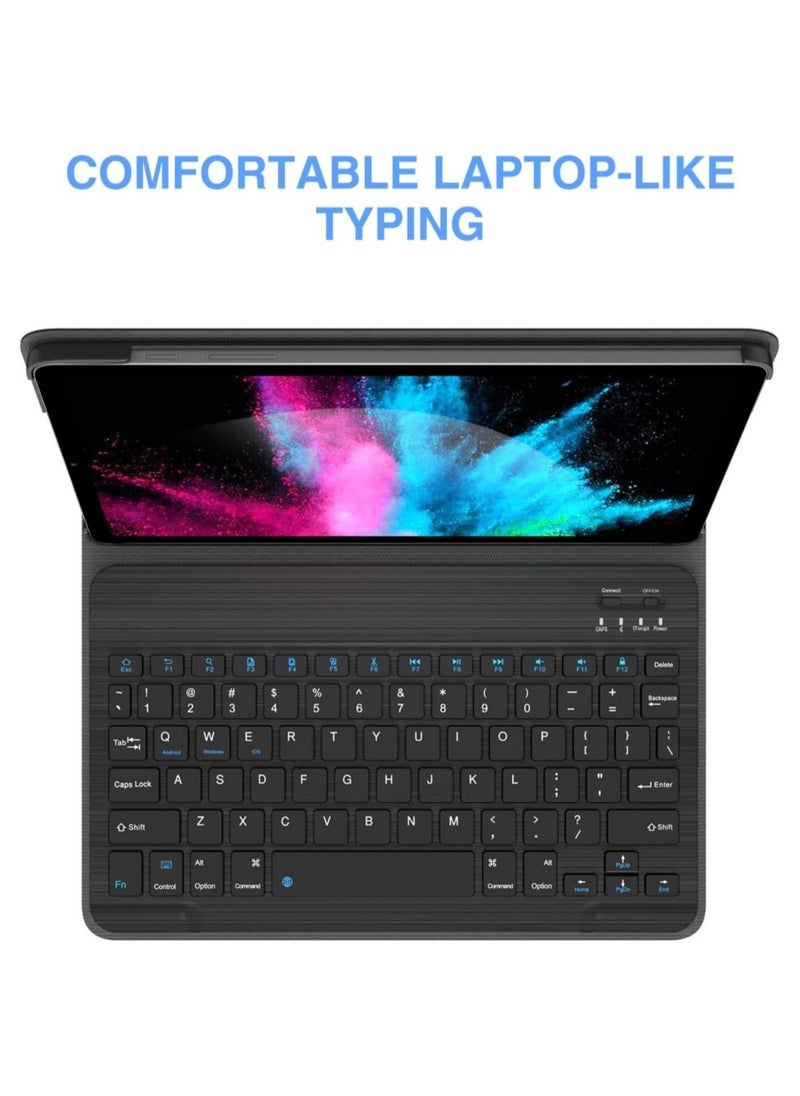 ELTRAZONE Galaxy Tab S6 Lite 10.4 Case with Keyboard - Detachable Wireless Keyboard - Premium Slim Folio Stand Cover for Samsung Galaxy Tab S6 Lite 10.4 Inch SM-P610 SM-P615 2020, - Image 2