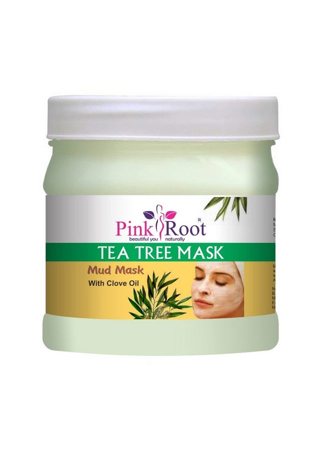 Pink Root Pink Root Saffron Scrub 500gm with Tea Tree Mud Mask 500gm  - Image 3
