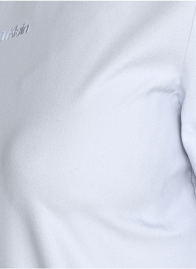 CALVIN KLEIN - Women's Gym T-Shirt - Polyester, White - Image 1