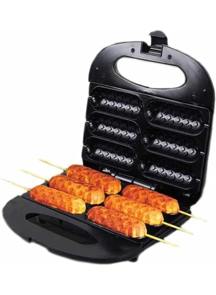 sokany SOKANY08037 Hot Dog Maker, 750W High-Power Sausage and Bread Toaster, Double-Sided Heating for Quick Breakfast, Non-Stick Coating, Stainless Steel Panel, Safe Handle, Easy to Clean - Image 1