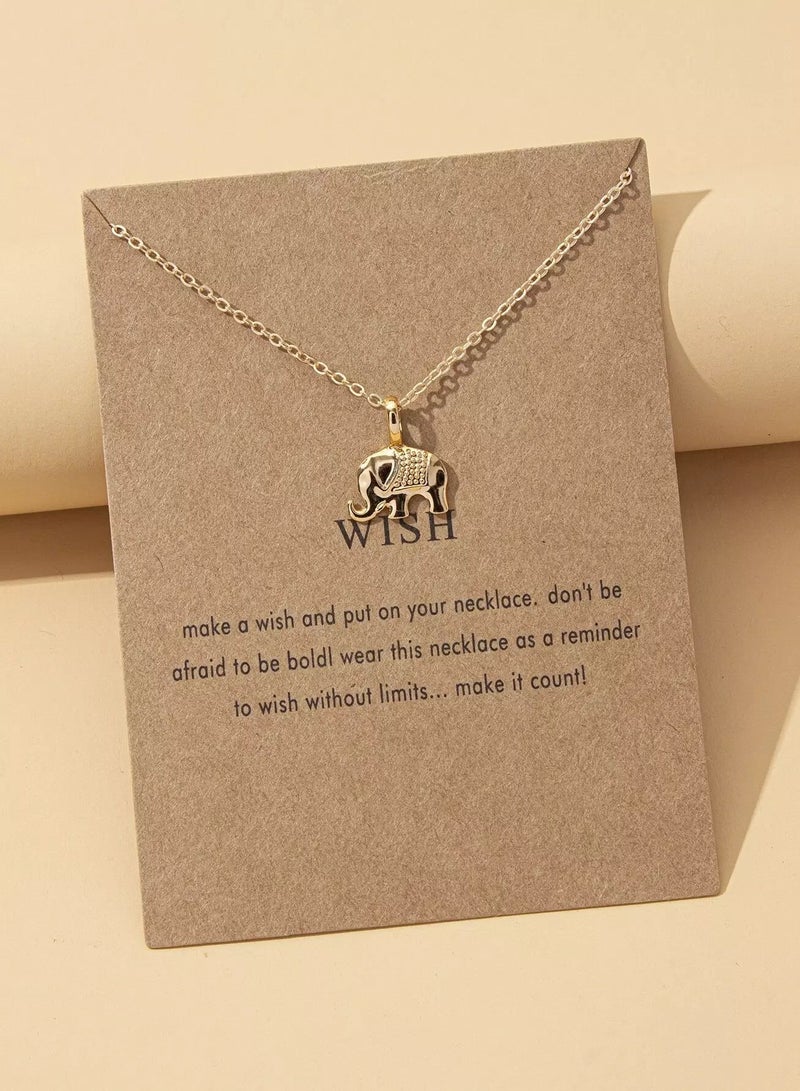 Toddler Girls Animal Charm Necklace  - Image 1
