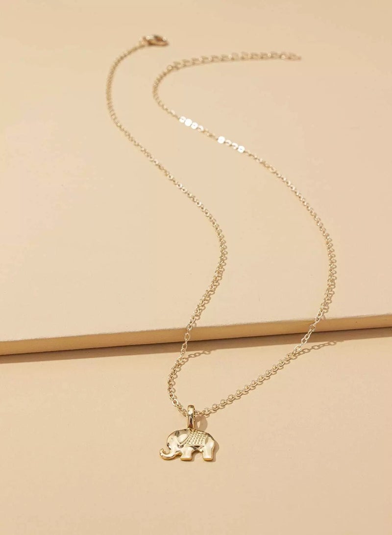 Toddler Girls Animal Charm Necklace  - Image 4