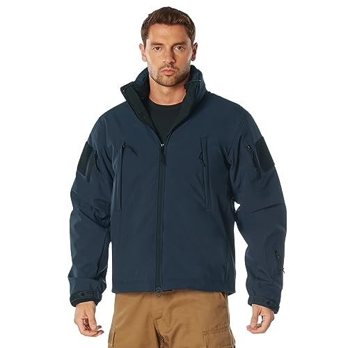 Rothco Spec Ops 3in1 Soft Shell Jacket Tactical Cold Wet Weather Outdoor Coat Midnight Navy Blue M - Image 1