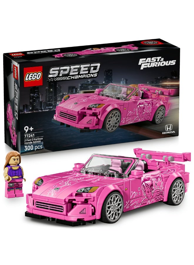 LEGO Speed Champions 2 Fast 2 Furious Honda S2000 77241 (300) Pieces  - Image 1