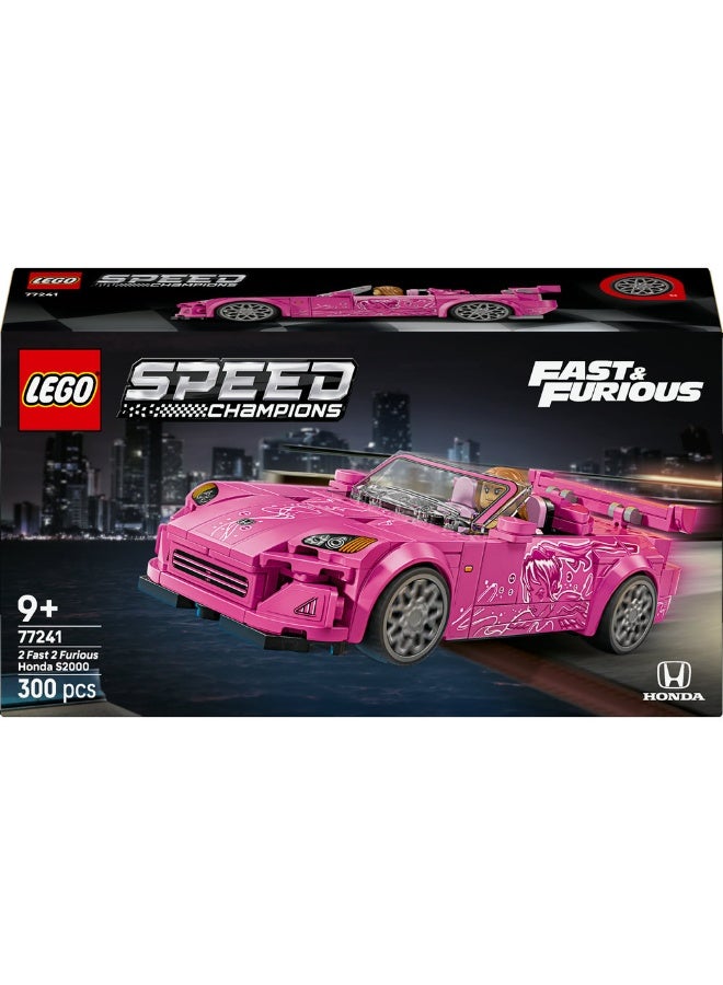 LEGO Speed Champions 2 Fast 2 Furious Honda S2000 77241 (300) Pieces  - Image 2