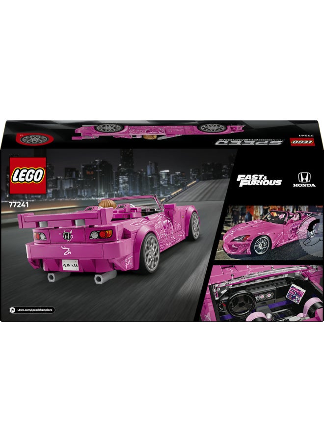 مجموعة النموذج ولعبة السيارة الوردية 2 Fast 2 Furious Honda S2000 من ليغو® سبيد تشامبيونز 77241 - view 3
