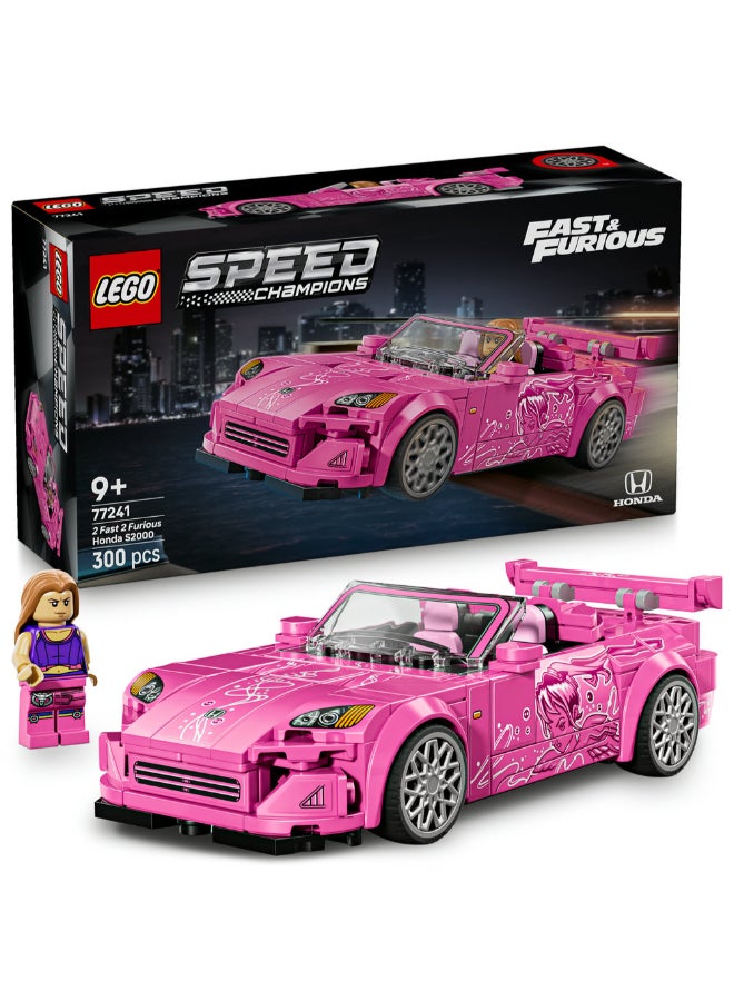 LEGO Speed Champions 2 Fast 2 Furious Honda S2000 Set 77241 (Age 9+, 300 Pieces) - Image 1