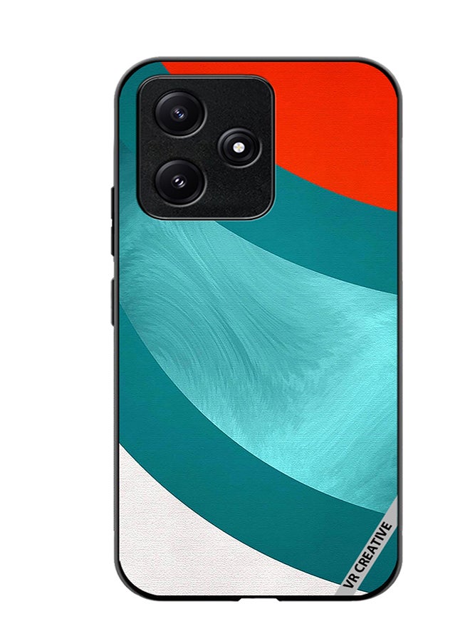 VR CREATIVE Protective Case Cover For Xiaomi Poco M6 Pro 5G Abstract Layers Design Multicolour - Image 1