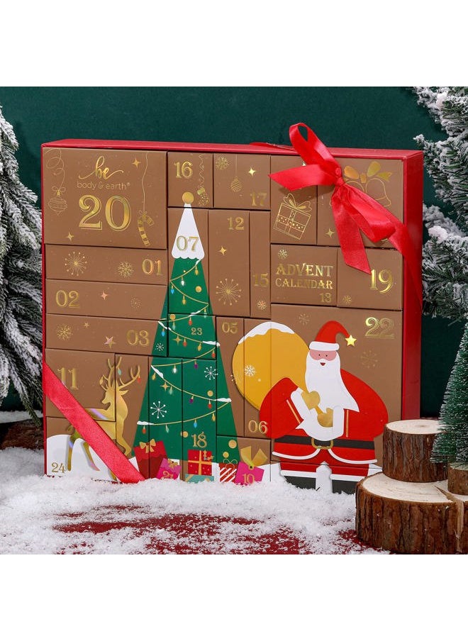 BODY & EARTH Advent Calendar 2024 BODY & EARTH Holiday Gifts for Women New Year Advent Calendar 24 Days of Beauty Advent Calendar 24PCS 2024 Skincare Advent Calendar  - Image 2