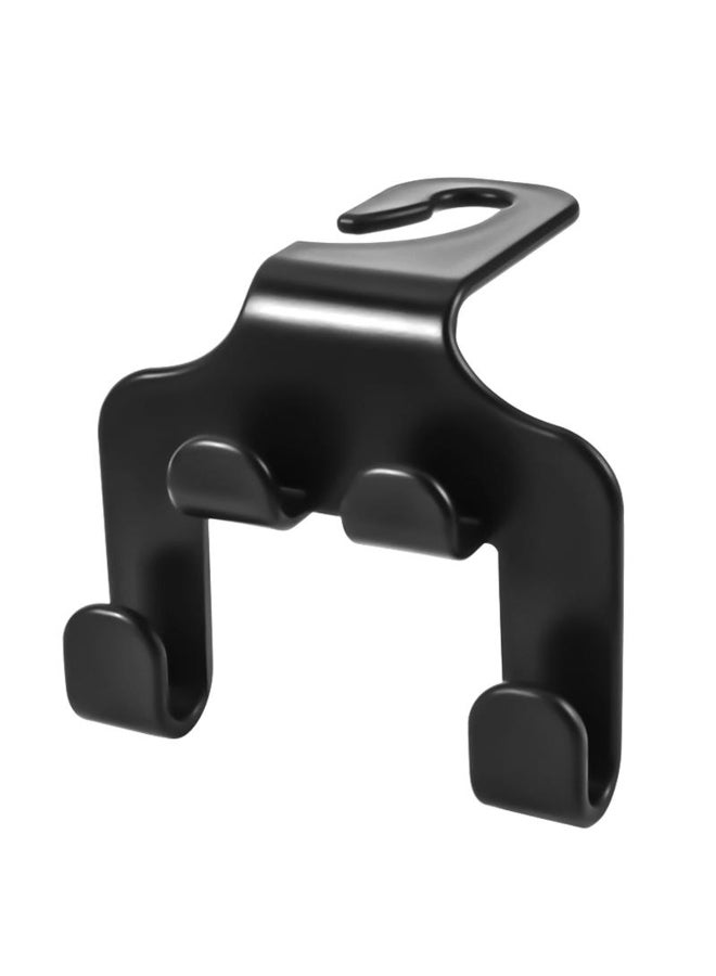 Generic Car Seat Headrest Hook Hanger Black Storage Organizer Universal For Handbag Purse Coat Fit Universal Vehicle Car Holder  - Image 2