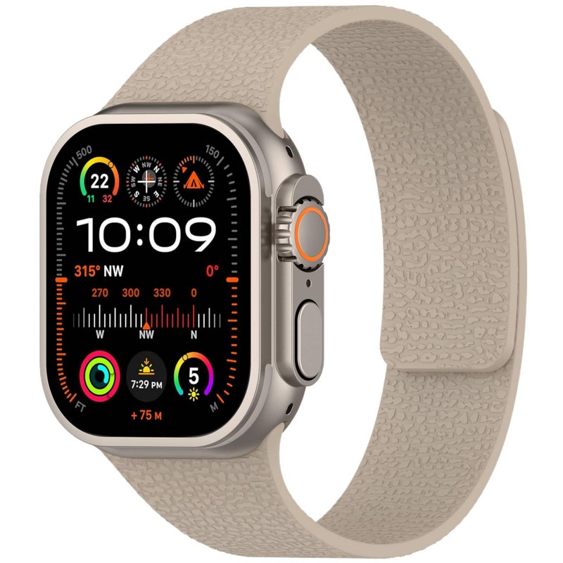 سوار ساعة ذكية سوار رياضي من السيليكون متوافق باللون أسود قابل للتعديل مع Apple Watch 38/40/41/42/44/45/49mm بملاءمة قابلة للتعديل وحزام بديل - Image 1