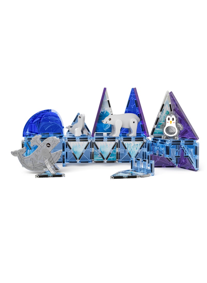 Magnetic Fields-Ocean Magnetic Tiles Set-42 Pcs - Image 1