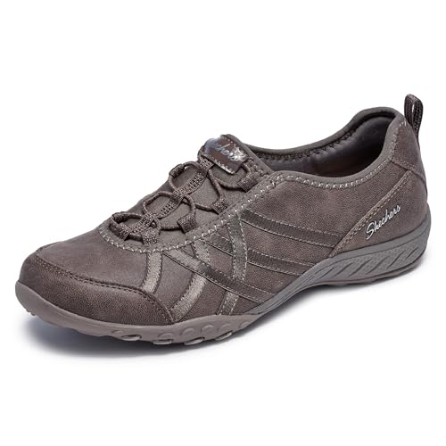 SKECHERS حذاء سكيشرز النسائي بريس-إيزي - دايز إند، بني داكن، 9 أمريكي - Image 1