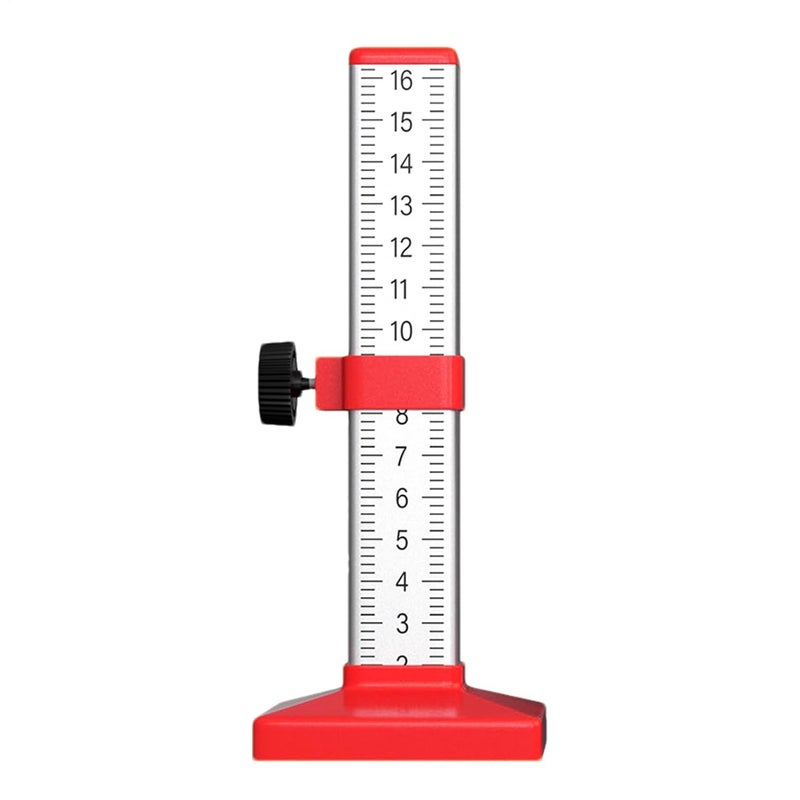 أداة تحديد وتثبيت مسطرة البلاط السيراميكي الأحمر بمقياس واضح من الجانبين - Image 2